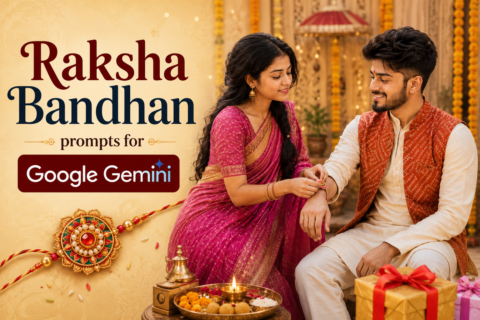 Raksha Bandhan prompts for Google Gemini