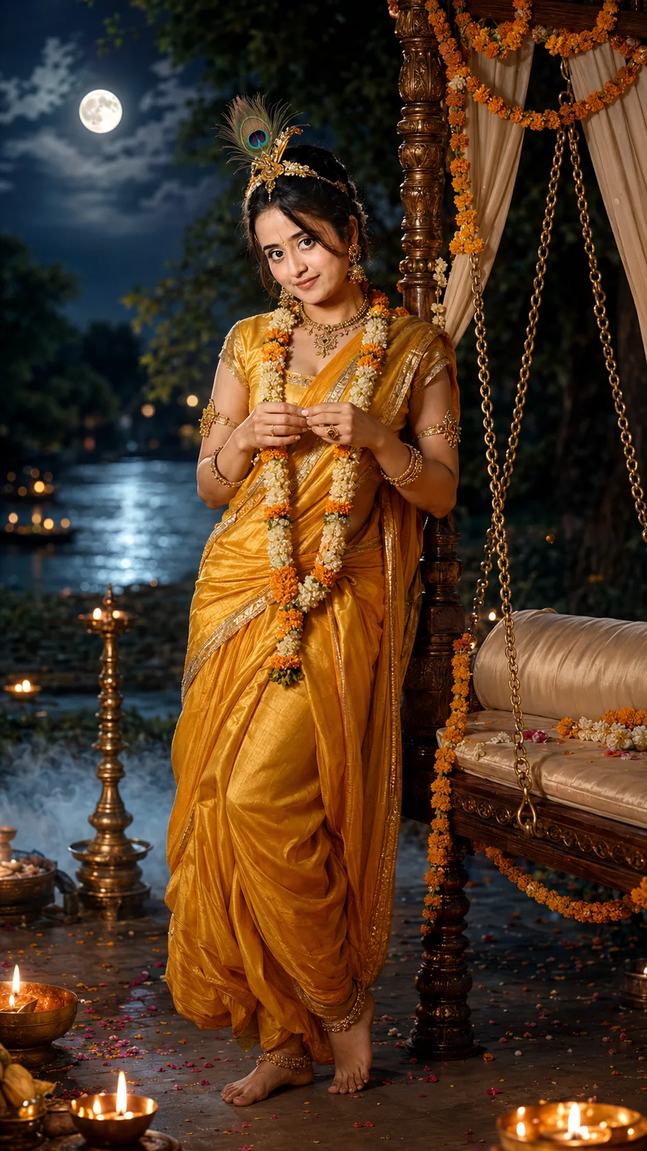 Krishna Janmashtami Devotional Portrait