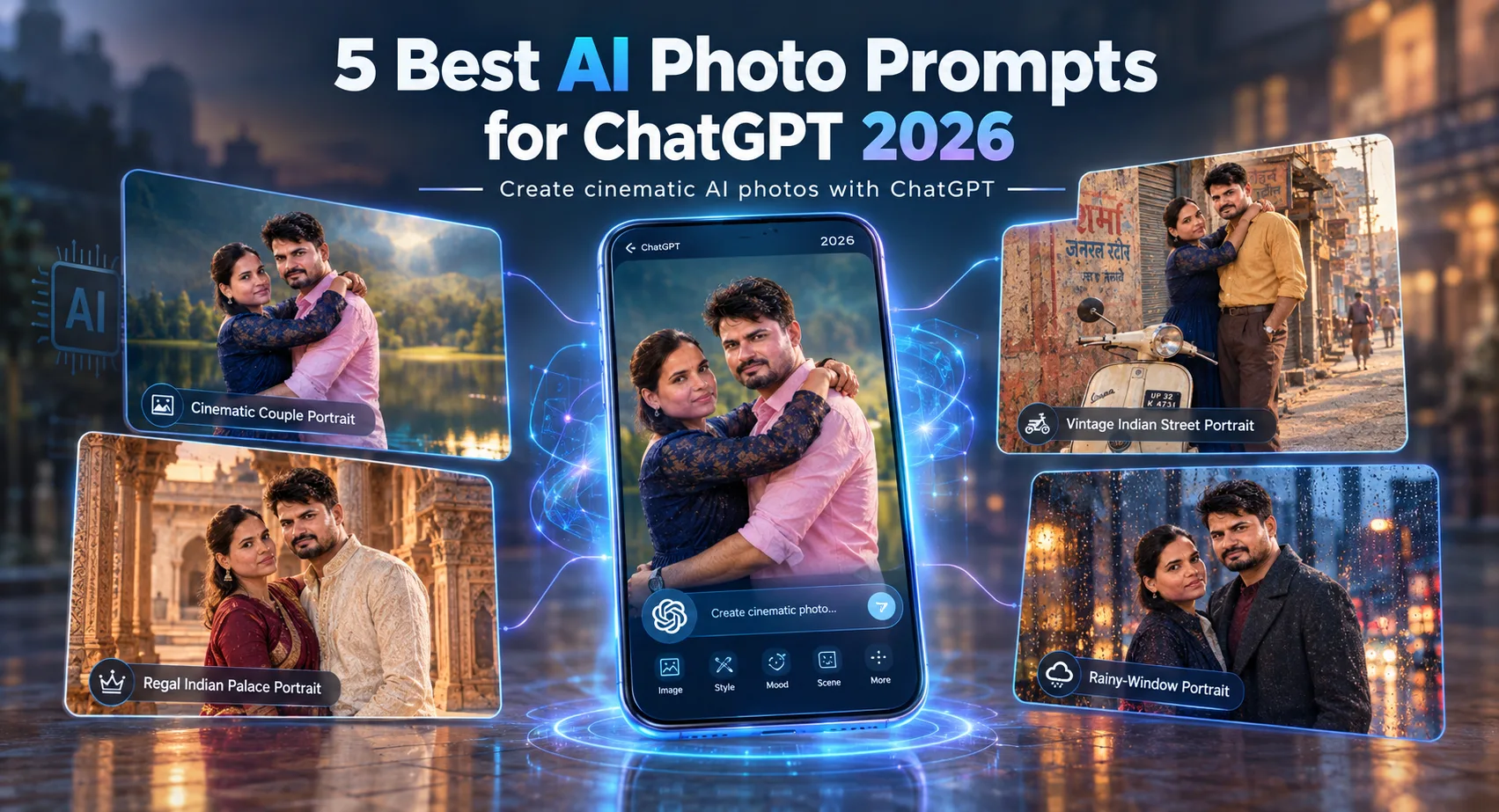 5 Best AI Photo Prompts for ChatGPT 2026