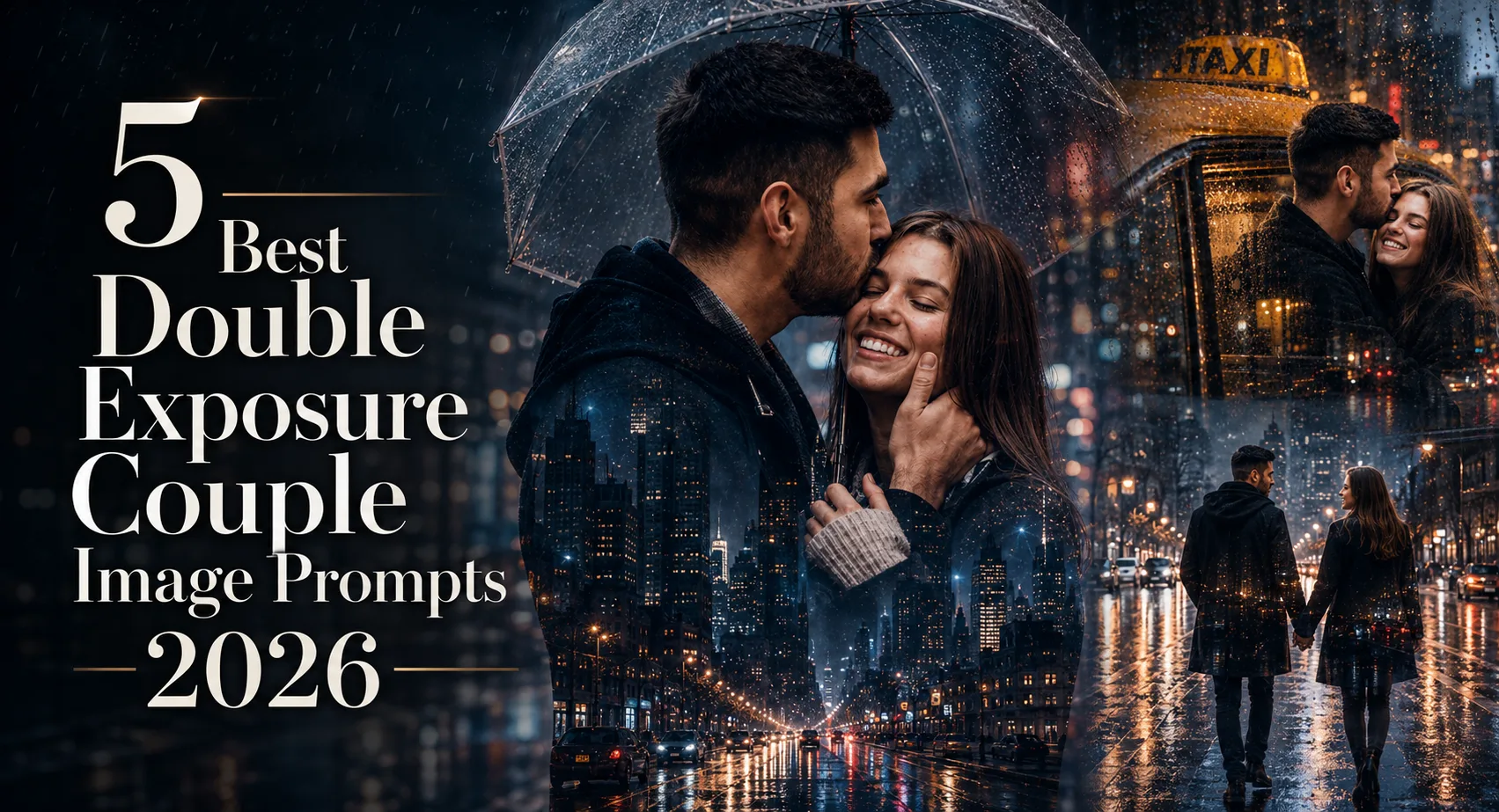 5 Best Double Exposure Couple Image Prompts 2026