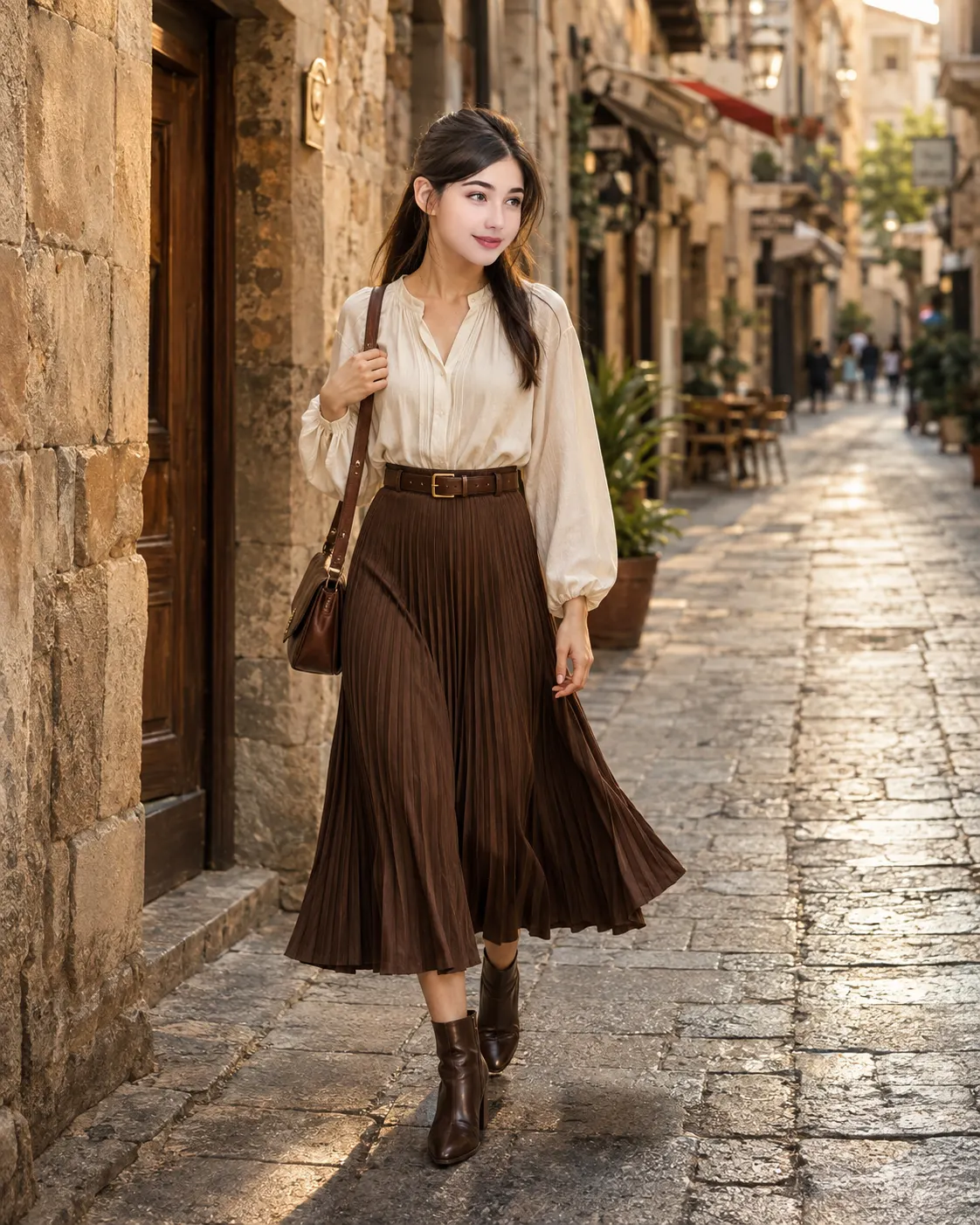 Old City Lane Heritage Fashion Portrait